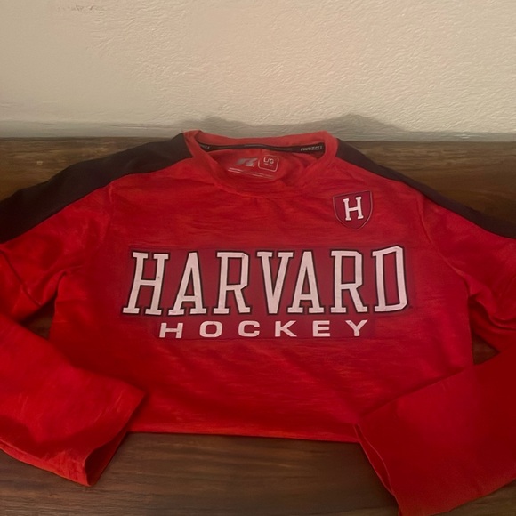 Upcycled Harvard Hockey Dry Fit Long Sleeved Tee - Picture 2 of 5